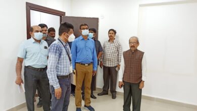 భవన నిర్మాణ పనుల పరిశీలన